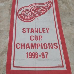 Detroit Red Wings Stanley Cup Banner/Flag